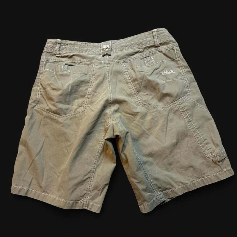 Kuhl Ramblr Shorts Men size 34 Brown Hiking Cargo Pockets Outdoors Trekking